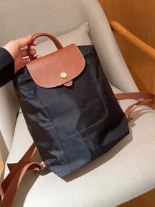 Bolso de Nailon Clásico de Moda 2025 para Mujer, Gran Capacidad, con Cierre, Plegable, Estilo Vintage, para Uso Diario, <span class=keywords><strong>Mochila</strong></span> para Estudiantes - Product Image 6