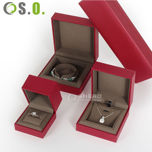 Boîte à montre en papier imitation cuir écologique de taille personnalisée, carrée, pour l'extérieur, avec logo, pour bagues de mariage et bijoux - Product Image 5