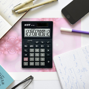 Bàn nóng Tài Chính máy tính với các nút cơ khí 12 chữ số lớn LCD hiển thị nút lớn máy tính cho văn phòng nhà trường - Product Image 3