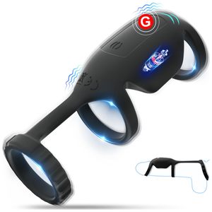 LetRock großer Hund Sexspielzeug vibrierender Hund <span class=keywords><strong>Ring</strong></span> männlich Hodenring Vibrator Masturbator Sexspielzeug für Männer - Product Image 1
