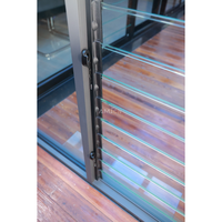 AMJ AS2047 Louvres en verre extérieur blanc Sydney Brisbane Service local australien Cadre en aluminium Louvres Fenêtres en aluminium