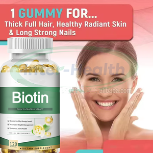 Capsules de collagène et de biotine de qualité alimentaire ASAP OEM, complément alimentaire pour la croissance rapide et efficace des cheveux, des ongles et de la peau, 10000 mcg pour hommes - Product Image 2