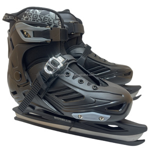 Nhà Máy Bán buôn tùy chỉnh 2025 mô hình mới Chất lượng cao Chuyên Nghiệp 2 trong 1 màu đen vàng Inline Giày trượt và <span class=keywords><strong>Ice</strong></span> Skate - Product Image 4