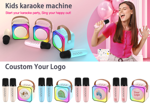 Беспроводные RGB LED колонки для вечеринок с защитой от воды IPX4, 2 микрофона, портативный умный Hi-End сабвуфер для использования на улице - Product Image 3