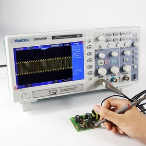 Osciloscopio Digital Portátil Hantek DSO5102P, 2 Canales, Ancho de Banda de 100MHz, 1GSa/s, Análisis en Tiempo Real, 8 <span class=keywords><strong>Bits</strong></span>, Pantalla LCD TFT de 7 Pulgadas - Product Image 4