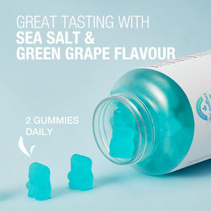 Biotina orgánica Zinc Ácido fólico Sal Marina Gummy Multivitamínico Osos Vitamina C Crecimiento del cabello Las gomitas ayudan a reducir la pérdida de cabello - Product Image 5