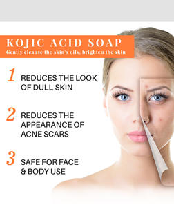 Jabón Kojic de Marca Privada 65g* 2 con Logotipo Personalizado, Orgánico, con Aceite de Árbol de Té, Libre de Crueldad Animal, Envoltorio de Regalo - Product Image 2