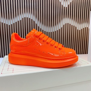 Luxury <b>Patent</b> Leather Platform Sneakers Designer Chunky Sole Casual <b>Shoes</b> for Women Men - Product Image 4