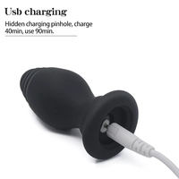 Vibrateur à télécommande, plug anal, queue de renard, jouets anaux, masseur de prostate en silicone, jouet sexuel pour couple, homme et femme