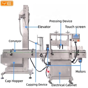 Tùy chỉnh tự động Chai nhựa PET nắp chai lật đầu hồi giáo đóng cửa cách Nhấn máy đóng nắp chai capper máy - Product Image 1