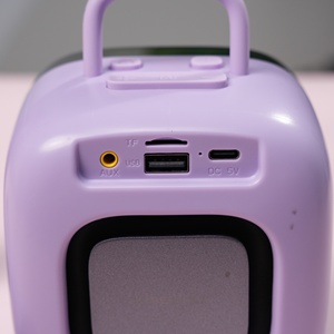 Nhà máy OEM K88 <span class=keywords><strong>mini</strong></span> xách tay máy karaoke cho v5.3 USB AUX thông tin liên lạc RGB ánh sáng Bass Boost Loa pin không dây - Product Image 3