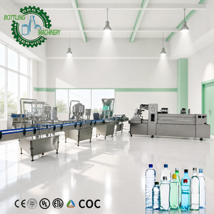 Línea de Llenado de Botellas de Agua PET 2000BPH, Solución Completa de Llenado y Etiquetado de Fácil Control para Plantas de Agua Pequeñas - Product Image 1