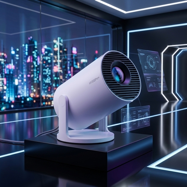 Light HY300Pro+ LED Projector 0.6-2.5M Projection Distance 40-100 Inch Screen IR Remote Control Smart Portable Cinema Projector