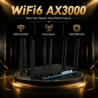 Router con Tarjeta SIM 5G Openwrt para Balanceo de Carga, MT7981 SDWAN Wireguard VPN WiFi6, Router CPE 5G