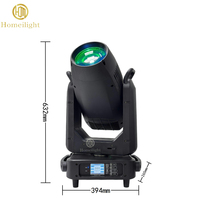 BSWF Luz de Cabeza Móvil LED 4 en 1 de 600W con Perfil de Iluminación, CMY, CTO, Control DMX512, Pan/Tilt 540/270 para Escenario, Conciertos y Bodas