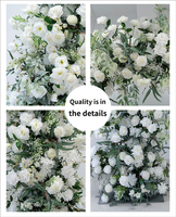 Arco de Boda Artificial Blanco Estilo Europeo, Decoración Floral, Estructura Pre-fabricada, Arreglos Florales, Fondo para Escenario, Ceremonia