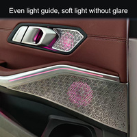 11 couleurs de lumière d'ambiance pour BMW G20 Nouvelle Série 3, couvercle de haut-parleur LED, tweeter de gamme moyenne, son stéréo HiFi, décoration et relooking