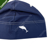 Bonnet ajustable en polyester imprimé personnalisé avec doublure en satin, motif vague et crâne, idéal pour la course, le cyclisme, les sports de plein air et les fêtes Y2K
