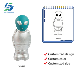 Balle anti-stress <span class=keywords><strong>extraterrestre</strong></span> en mousse PU jouet <span class=keywords><strong>extraterrestre</strong></span> logo imprimé thème science-fiction cadeau promotionnel soulagement de l'anxiété vente en gros - Product Image 2