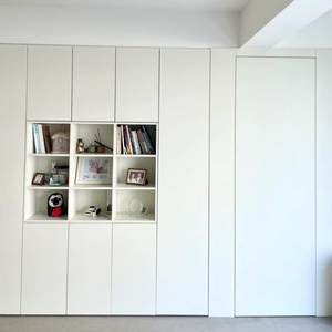 <span class=keywords><strong>Porta</strong></span> Invisibile Senza Telaio Ultra Sottile in Alluminio con Struttura a Nido d'Ape in Legno per Interni Camera da Letto - Product Image 6