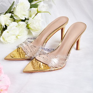 Sandali Estivi 2026 da Donna in TPU Trasparente con Punta Affusolata Stile Francese, Tacco a Spillo Sottile 6-8cm, con Cinturini, Ideali per Esterni - Product Image 4