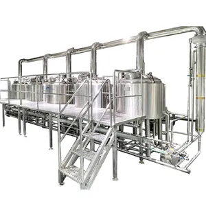 Cervecería de acero inoxidable, máquina de cervecería artesanal, 500l, 600L, 800L, proyecto llave en mano, equipo de elaboración de cerveza