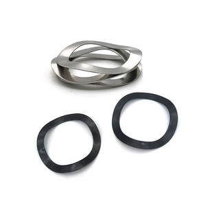 Rondelles de réglage pour pédalier de vélo 24 mm 30 mm, rondelles ondulées en acier inoxydable fendues - Product Image 1