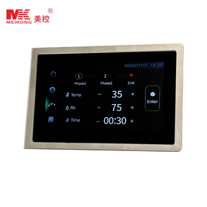 MK7L07 7インチタッチスクリーンサーモスタット校正ボックス防水温度コントローラ水平/垂直オプションプラスチック製 - Product Image 5