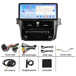 Pantalla Táctil Multimedia para Automóvil de 12.3'', Reproductor Estéreo Android con Carplay, Audio, GPS, Navegación, Radio, 4G, DSP para Lexus <span class=keywords><strong>GX</strong></span> GX460 2010~2017 - Product Image 3