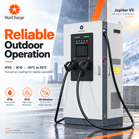 Chargeur rapide DC StarCharge Jupiter V5 120 kW double CCS2 OCPP pour bus électriques et stations de recharge de flotte