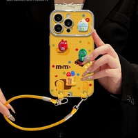 Étui support pour poupée pour coques de téléphone portable en cuir naturel magnétique de 13 pouces Promax avec motif de dessin animé