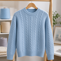 Fil à tricoter élastique en polaire court, haute élasticité, filé à la main, teint, 2/48NM 2/28S, recyclable, écologique, pour pulls et chaussettes