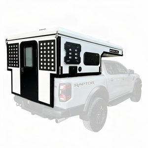 2025 Luxury High Quality 8 Person 650KG <strong>Fiberglass</strong>/Aluminum RV <strong>Truck</strong> <strong>Camper</strong> Mini Caravan Hard <strong>Shell</strong> Overland Expedition 4x4 - Product Image 2