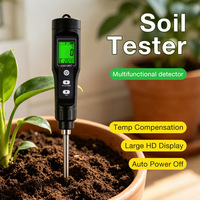 Testeur de sol portable multifonctionnel Bluetooth Vista avec écran LCD, précision de 99 % pour l'azote, le phosphore, le potassium, l'EC, la fertilité et le pH
