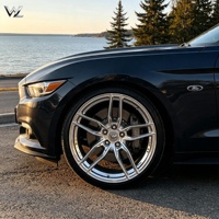 Jantes forgées 6061-T6 Monobloc 5x112 5x114.3 Entièrement polies à rayons Y-Split Concaves Profondes pour BMW Mercedes Audi Porsche OEM Personnalisées