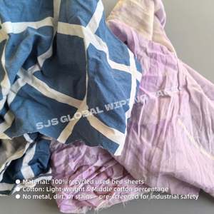 Trapos de Limpieza Reciclados de Color para Uso Industrial, 100% Algodón, 5KG 10KG, Trapos de Algodón para Limpiar en Japón - Product Image 4