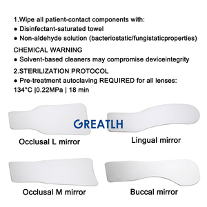 Riflettore fotografico ortodontico intraorale 8K ad alta definizione buccale specchi occlusali forniture dentali - Product Image 6