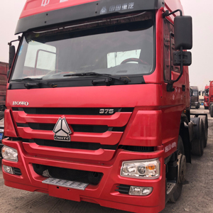 รถบรรทุกหัวลากมือสอง Sinotruk Euro2 ดีเซล 6x4 พวงมาลัยซ้าย HOWO 10 ล้อ รับน้ำหนัก 21-30 ตัน 371 แรงม้า - Product Image 1