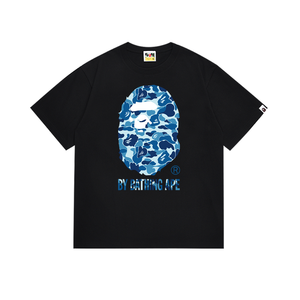 เสื้อยืดแบรนด์ดีไซเนอร์แฟชั่นคุณภาพสูงแบ<span class=keywords><strong>บ</strong></span>ใหม่ขายส่ง 61.1 ดอลลาร์ เสื้อยืดผู้ชายทรงหลวมพิมพ์ลาย Bapees เสื้อยืดลำลองสไตล์สปอร์ต - Product Image 6