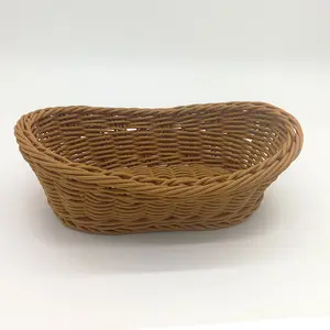 KTV Bar Food Bamboo Fruit Basket Rattan Storage Baskets