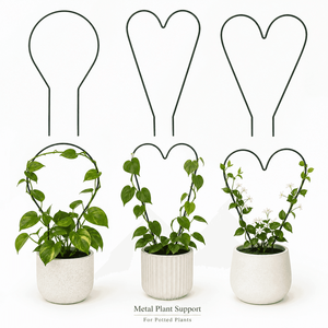Supports <span class=keywords><strong>de</strong></span> plantes en métal personnalisés, forme ronde en cœur, treillis pour plantes grimpantes en pot, vente en gros pour plantes grimpantes - Product Image 1