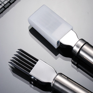 เครื่องตัดต้นหอมสแตนเลส ชุด 2 ชิ้น เครื่องตัดผักในครัว เครื่องหั่นเต๋า - Product Image 4