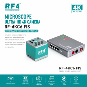 Caméra de microscope industriel RF-4KC6 4K CCD avec système d'intégration FIS, USB, pour données et images sur panneau unique, sans superposition, compatible téléphone <span class=keywords><strong>portable</strong></span> - Product Image 4