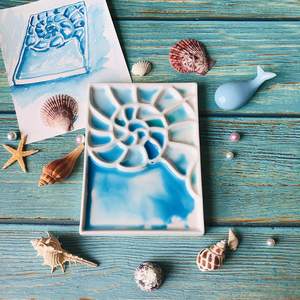 <span class=keywords><strong>Palette</strong></span> d'aquarelle personnalisée, dessin de mélange, plateau d'aquarelle, aquarelle, rectangle, <span class=keywords><strong>fleur</strong></span>, <span class=keywords><strong>palette</strong></span> de peinture en céramique - Product Image 4