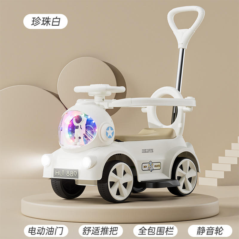 White e-model fully equipped + silent wheels