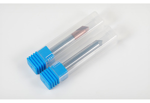 <span class=keywords><strong>Fraise</strong></span> à chanfreiner en carbure <span class=keywords><strong>de</strong></span> tungstène monobloc, 3 cannelures, 90 degrés, pour chanfreinage et ébavurage, profil en V - Product Image 6