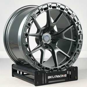 Ruedas Forjadas Bku 5x120.65 con Beadlock para Drag Racing, Ruedas de Aleación de 19, 20, 21 y 22 Pulgadas para Chevrolet <span class=keywords><strong>Corvette</strong></span> Stingray, E-Ray, <span class=keywords><strong>ZR1</strong></span>, Z06, C6, C7, C8 - Product Image 4