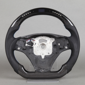 Volante Deportivo de Fibra de Carbono Real con LED de Velocidad RPM de Color Personalizado para <span class=keywords><strong>BMW</strong></span> <span class=keywords><strong>320i</strong></span> 335i E90 E91 E92 E93 M3 Serie 3 3 Coupé Sedán - Product Image 4