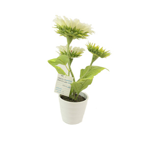 Pot de tournesols artificiels pour l'intérieur et l'extérieur, tournesols artificiels pour la décoration de la maison, du bureau et de la table - Product Image 4
