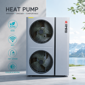 ปั๊มความร้อนอากาศสู่น้ำ R290 ERP A+++ 18.44kW EVI ให้ความร้อนได้ถึง 75 องศาเซลเซียส พร้อม WiFi ได้รับการรับรองมาตรฐาน CE สำหรับบ้าน รองรับ OEM ODM - Product Image 3